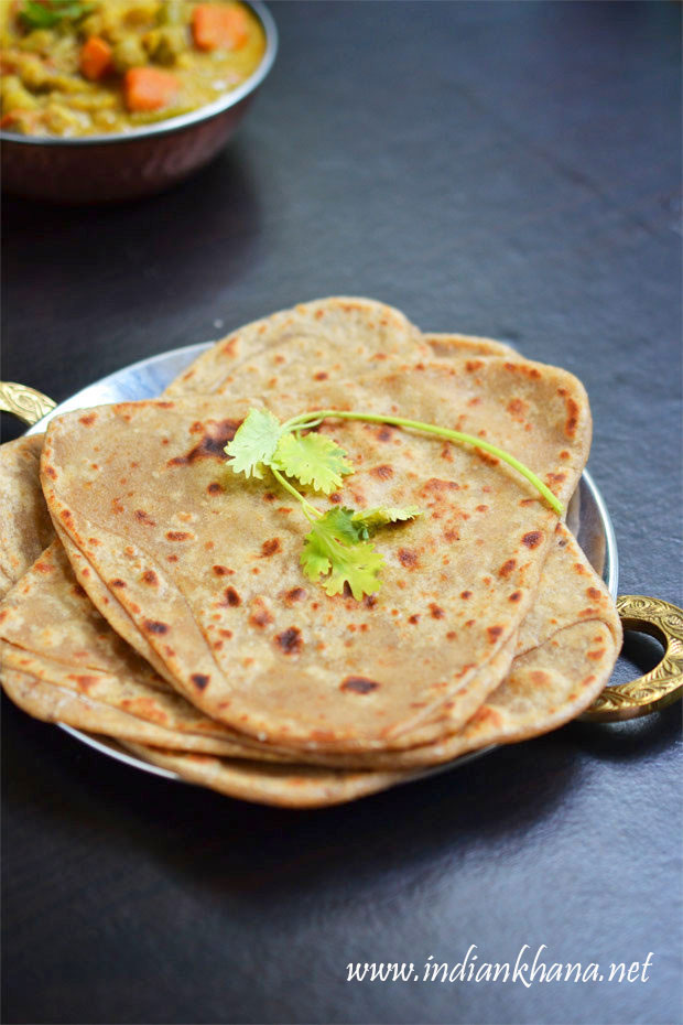 Plain-Paratha-Triangle-Paratha-Recipe