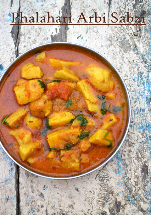 Vrat Ke Arbi Sabzi Vrat Ke Arbi Sabzi