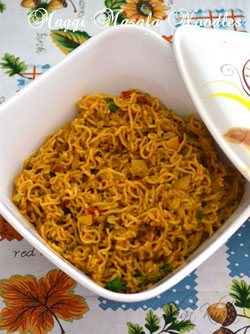 Maggi Masala Noodles Indian Style Recipe