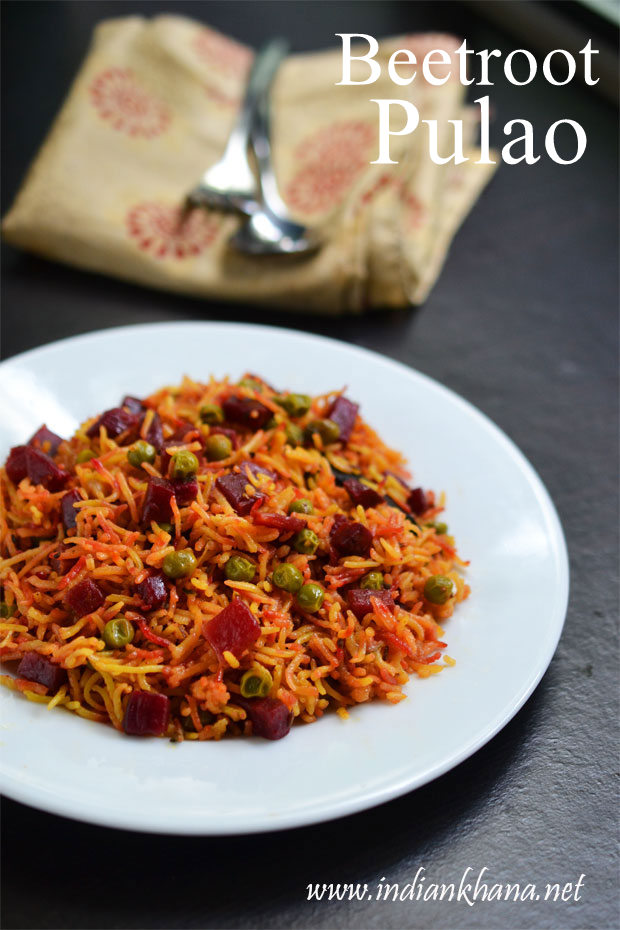 Beetroot-Pulao-Recipe Beetroot-Pulao-Recipe
