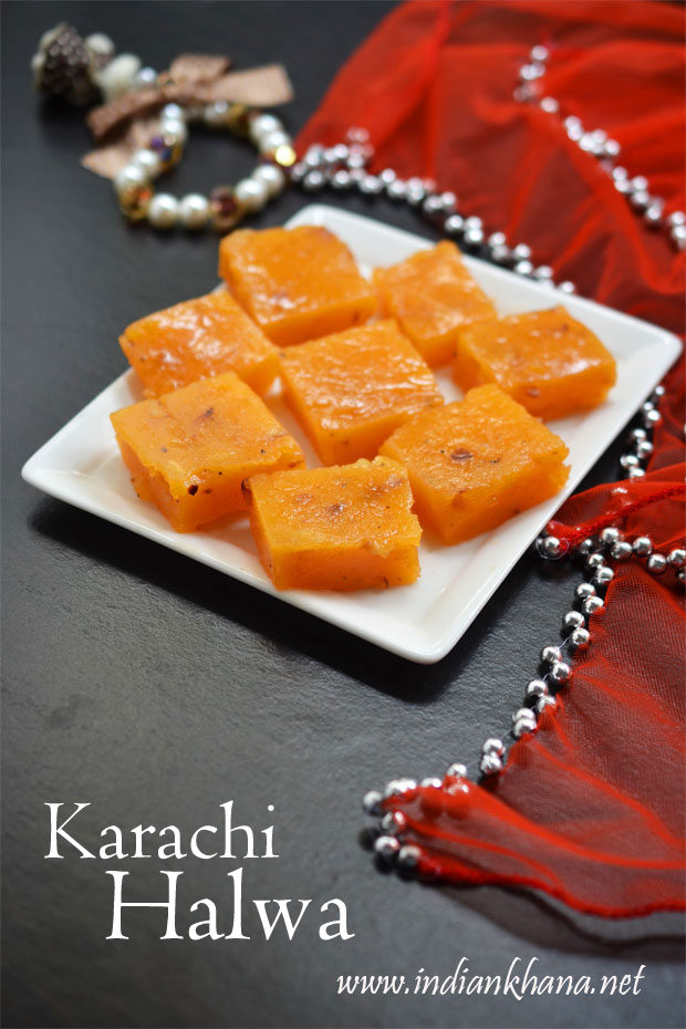 Karachi-Cornflour-Halwa Karachi-Cornflour-Halwa