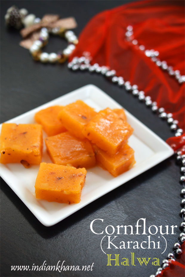 Karachi-Cornflour-Halwa Karachi-Cornflour-Halwa
