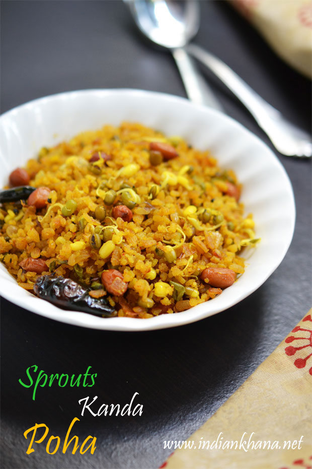 Sprouts-Kanda-Poha-Recipe Sprouts-Kanda-Poha-Recipe