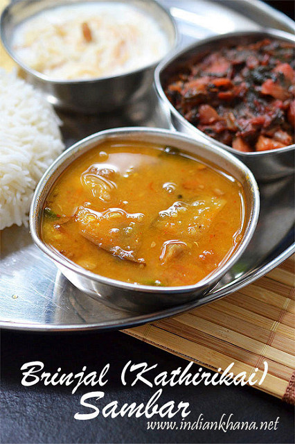 Kathirikai-Brinjal-Sambar