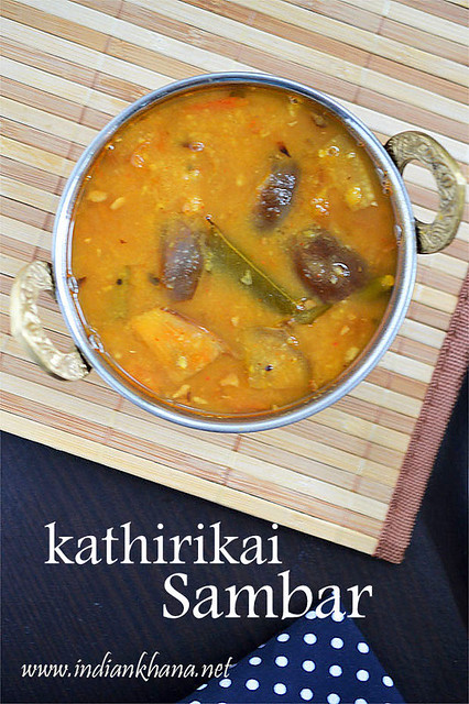 Kathirikai-Brinjal-Sambar Kathirikai-Brinjal-Sambar