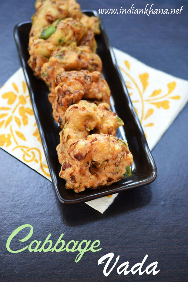 Cabbage Vada Cabbage Vada