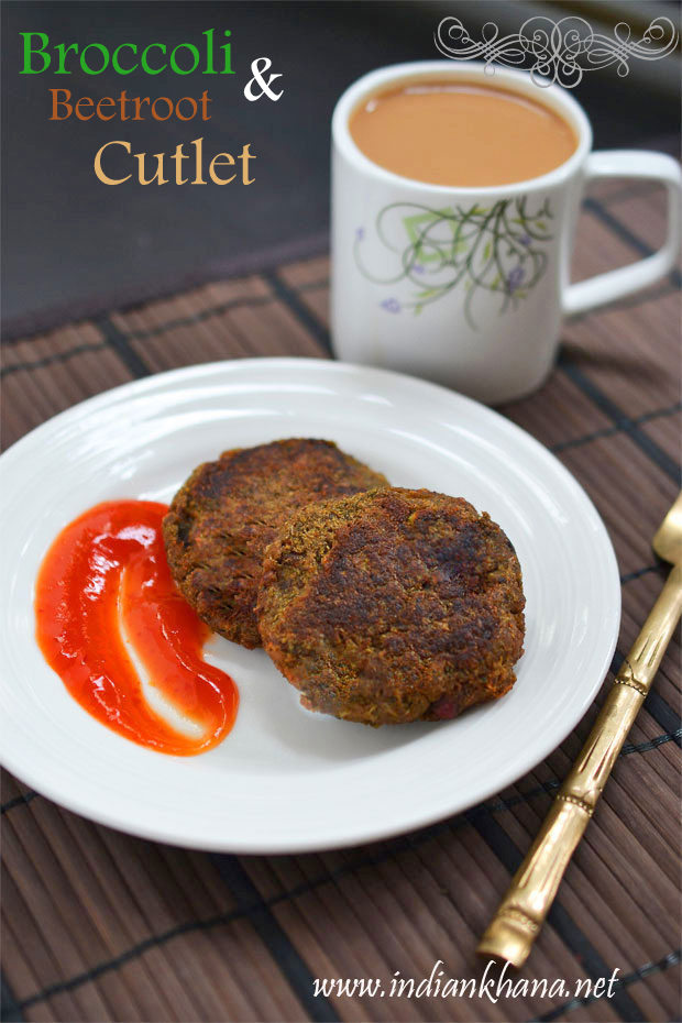 Broccoli-Beetroot-Cutlet-Recipe