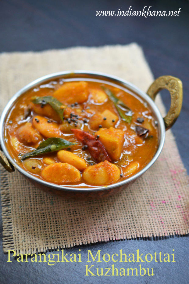 Mochakottai-Parangikai-Kuzhambu-Recipe Mochakottai-Parangikai-Kuzhambu-Recipe