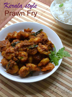 Nadan Chemmeen Varuthathu Kerala Style Prawn Fry
