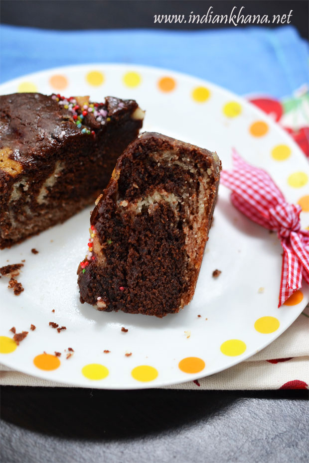 Eggless-Marble-Cake-Recipe Eggless-Marble-Cake-Recipe
