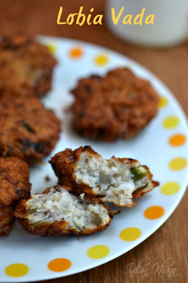 Lobia Vada Kramani Vadai