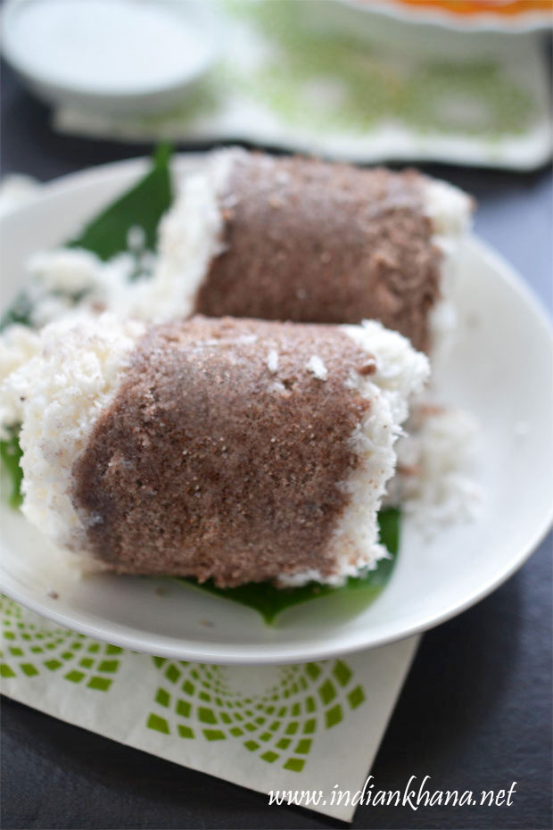 Ragi-Puttu-Recipe Ragi-Puttu-Recipe