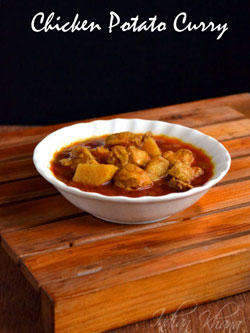 Chicken Potato Curry in Pressure Cooker Recipe