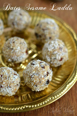 Sesame Dates Ladoo Sesame Dates Ladoo