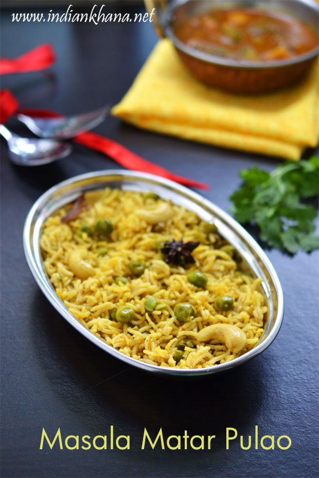 Masala-Matar-Peas-Pulao Masala-Matar-Peas-Pulao