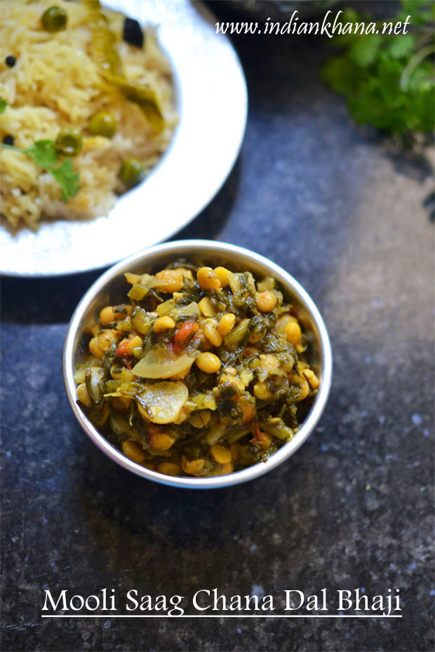 Mooli-Bhaji-Chana-Dal-Sabzi Mooli-Bhaji-Chana-Dal-Sabzi