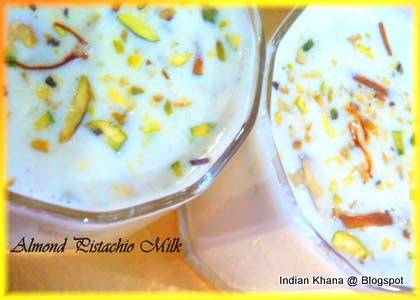Almond Pistachio Milk Recipe Almond Pistachio Milk Recipe