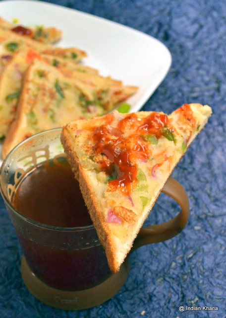 Open Rava Sandwich Open Rava Sandwich