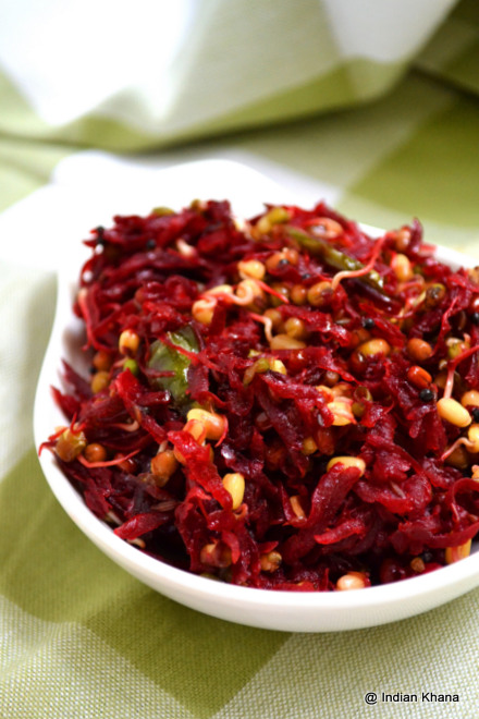 Beetroot Sprouts Stirfry Beetroot Sprouts Stirfry