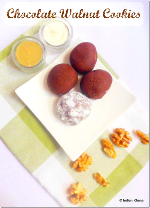 Eggless Brownie Cookies