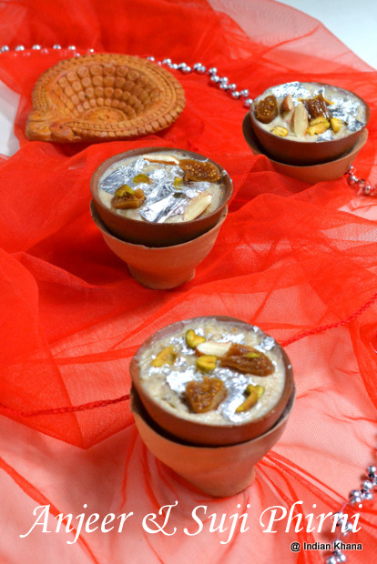 Anjeer Sooji Phirni Anjeer Sooji Phirni