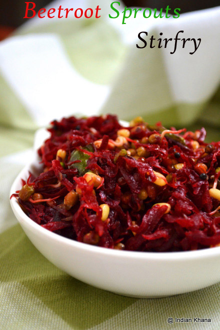 Beetroot Sprouts Stirfr Beetroot Sprouts Stirfr