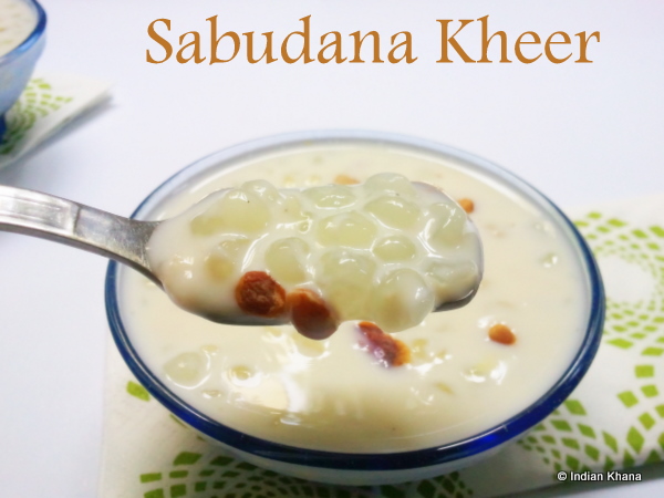 Sago Kheer Payasam
