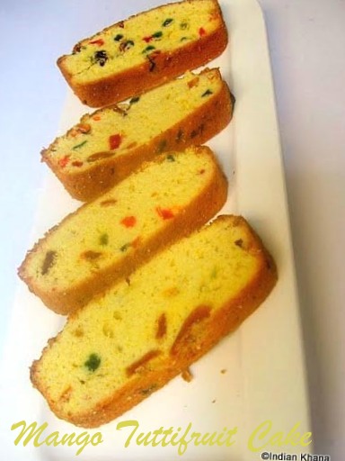 Mango Tutti Frutti Cake