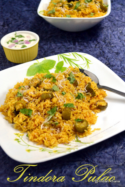 Tindora Pulao Tindora Pulao