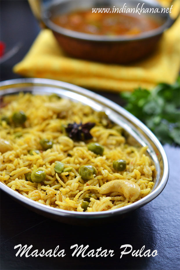 Masala-Matar-Peas-Pulao Masala-Matar-Peas-Pulao