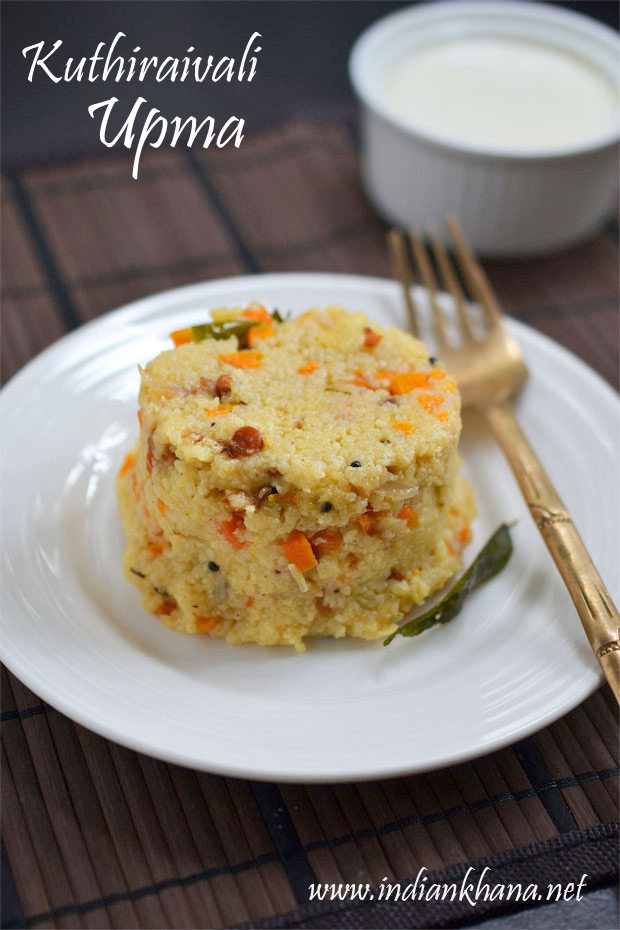 kuthiraivali-millet-upma kuthiraivali-millet-upma