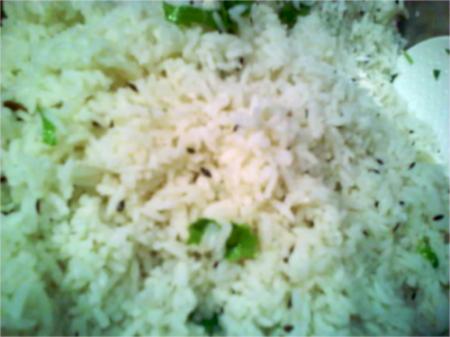 Jeera Rice & Alu Gobhi