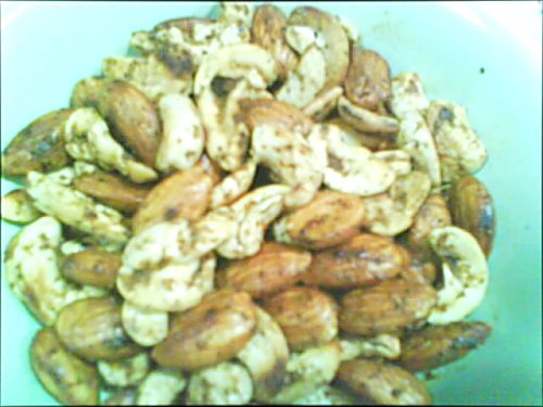 Masala Nuts & Pineapple Juice