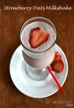 Strawberry and Oats Milkshake Recipe