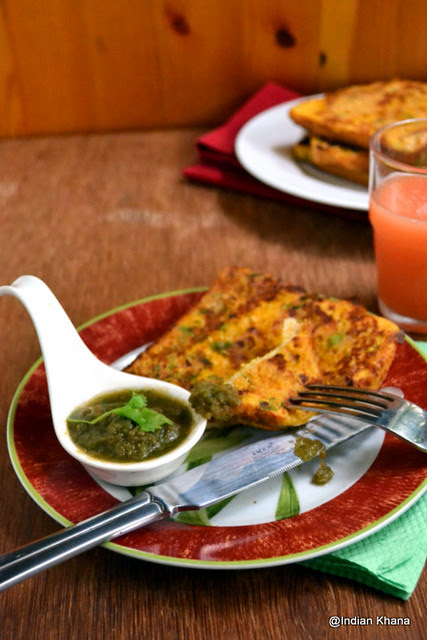 Eggless Savory French Toast Besan Toast Recipe