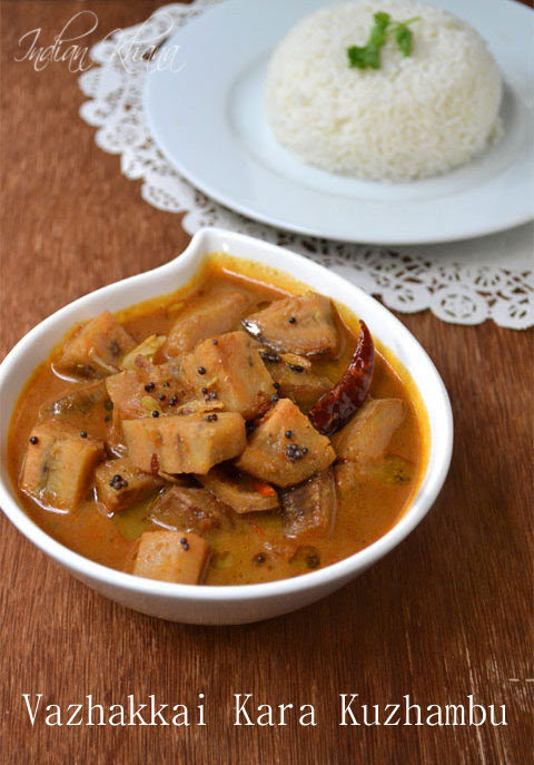 Vazhakkai-Kara-Kuzhambu-Plantain-Kuzhambu