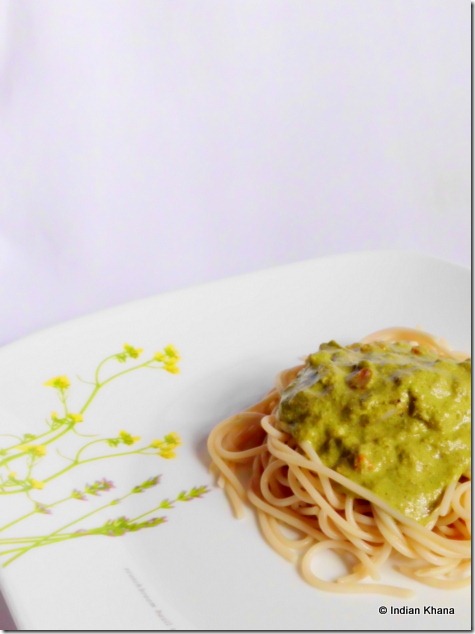 Palak Pesto Pasta Recipe Palak Pesto Pasta Recipe
