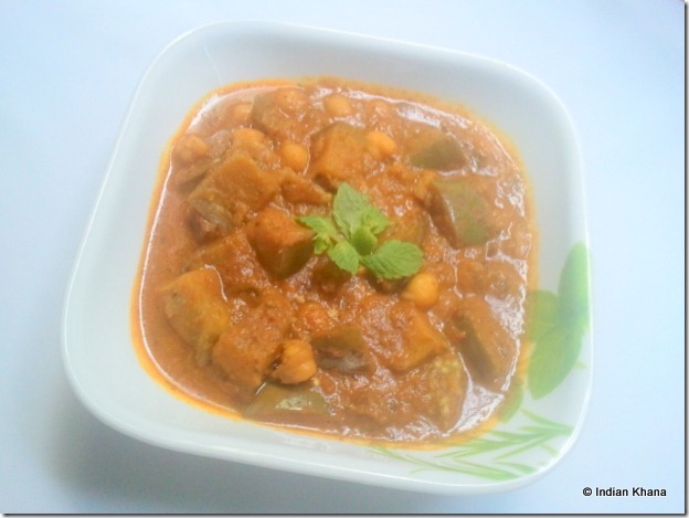 Brinjal and Chickpeas Masala Recipe Brinjal and Chickpeas Masala Recipe