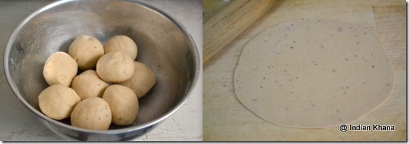ajwain paratha step by step pictures
