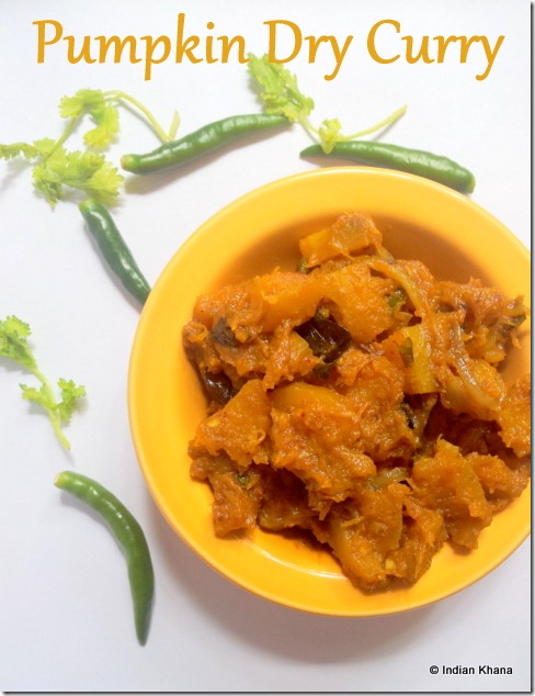 Pumpkin Dry Curry Sabji Recipe Pumpkin Dry Curry Sabji Recipe