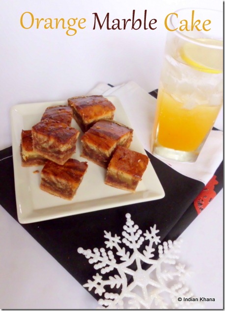 Orange Marble Cake Orange Marble Cake