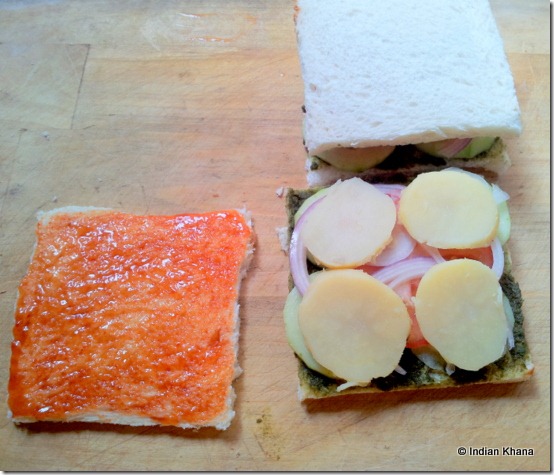 Vegetable Sandwich Recipe2 Vegetable Sandwich Recipe2