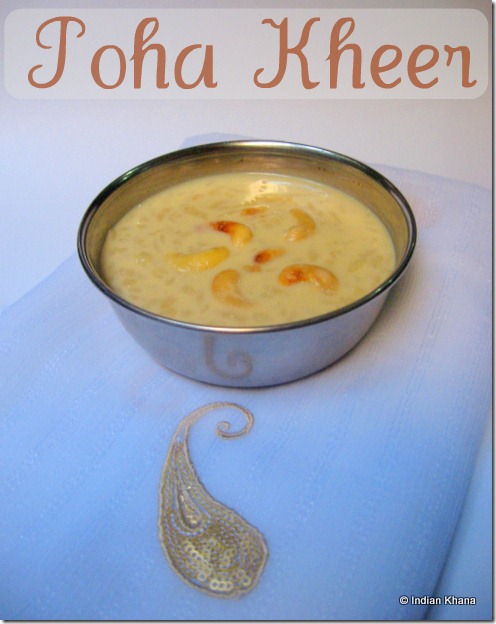 Poha Kheer Aval Payasam