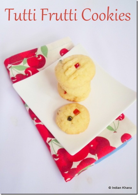 Eggless Tutti Frutti Cookies Recipe Eggless Tutti Frutti Cookies Recipe