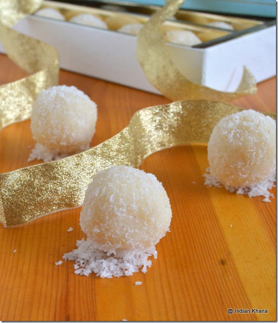 Easy nariyal coconut laddoo diwali festival recipes