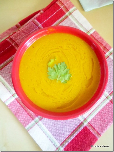 Indian Style Pumpkin Soup Recipe Indian Style Pumpkin Soup Recipe