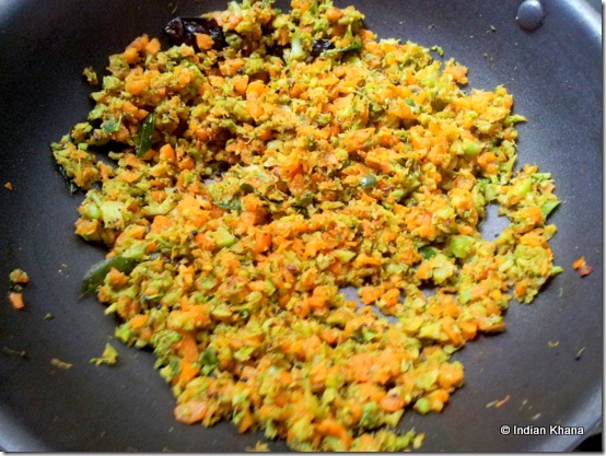 Carrot Broccoli Thoran Poriyal sabji Carrot Broccoli Thoran Poriyal sabji