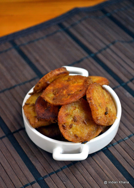 Plantain (Raw Banana) Shallow Fry Vazhakkai Curry