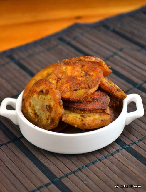 Plantain (Raw Banana) Shallow Fry Vazhakkai Curry