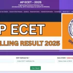 AP ECET Counselling Result 2025